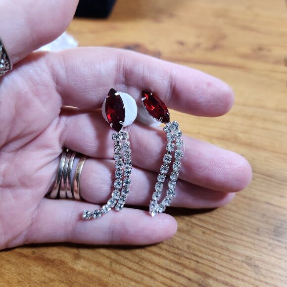 New Womens Swarovski Crystal Silver Plated Necklace & Earrings - Picture 5 of 7